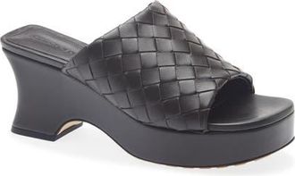 Bottega Veneta Rosita Slide Sandal in 2006 Espresso at Nordstrom, Size 37