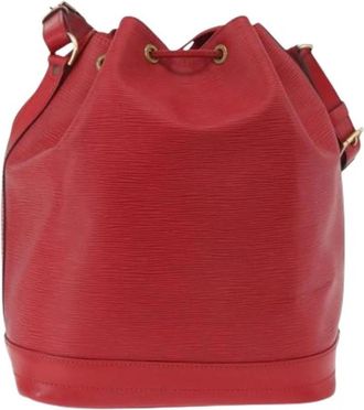 Louis Vuitton Pre-owned Vintage Bucket Bag - Dames - Vintage Tas - Rood - ONE Size - Leer - Vintage