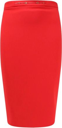 Elisabetta Franchi Mujer, Faldas, Rojo, Talla: L