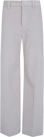 Brunello Cucinelli Broeken, Dames, Beige, L, Straight Broeken