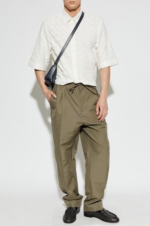 Bottega Veneta Short-sleeved Shirt, Mens, Cream