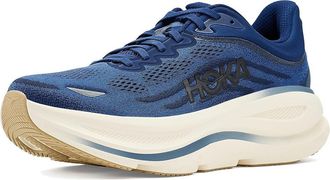 Hoka One One Bondi 9 Mens Shoes Midnight Blue/Varsity Navy : 10.5 D - Medium, Rubber