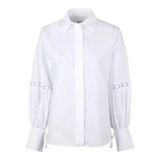 Stenstr&ouml;ms Lizette Blouse - Dames - Overhemden - Wit - S - Katoen - Overhemden