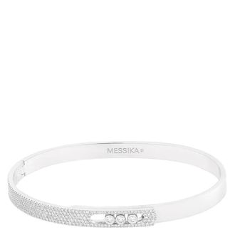 Messika Move Noa Semi-Pave Bangle SM, Size S