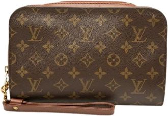 Louis Vuitton Pre-owned Orsay Clutch - - Pre-owned - Donna - Marrone - ONE SIZE