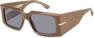 Victoria Beckham Vb 7008/S Zonnebril - unisex - Zonnebrillen - Bruin - 55 MM - Accessoires