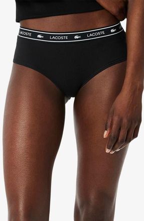 Lacoste Stretch Cotton Briefs in Black at Nordstrom, Size Xx-Large