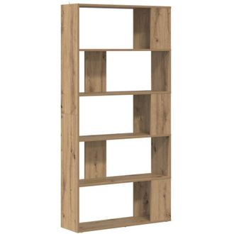vidaXL Book Cabinet Artisan Oak 80 x 24 x 159 cm Engineered Wood vidaXL