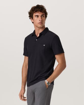 Vuori Clothing Ace Polo | Black | Medium