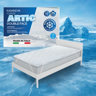 KASANOVA Topper singolo fibra Artic effetto rinfrescante