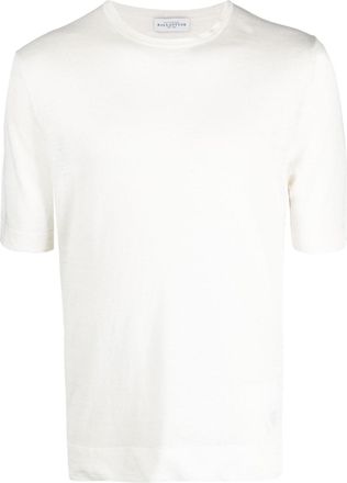 Ballantyne short-sleeved linen T-shirt - men - Linen/Flax - 48 - White