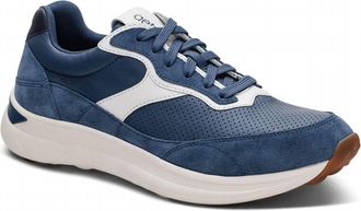 Aetrex Womens Emily Lace Up Sneaker In Blue