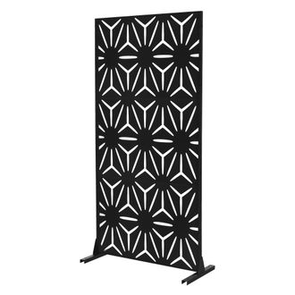 ML Design Ml-design Biombo Separador De Ambientes Torino 90x180cm Pantalla De Privacidad Con 3 Paneles Tabique Extensible Soporte Divisor Autoportante Decorativ