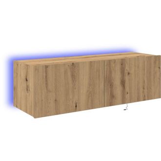 vidaXL Vidaxl - Mueble de tv Montado en la Pared Roble artisan 100 x 35 x 31 cm