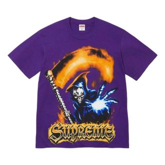 SUPREME SS26 Grim Reaper T-Shirt Purple SUP-SS26-159-PUR