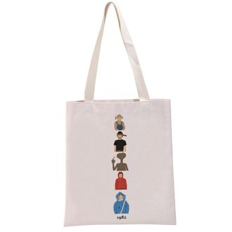 Generic PYOUL The E.T. Movie Inspired Gift The E.T. 1982 Movie Character Tote Bag Alien Movie Merchandise Handbag (The E.T. B)