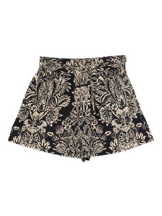 Ulla Johnson Shorts a fiori - Nero