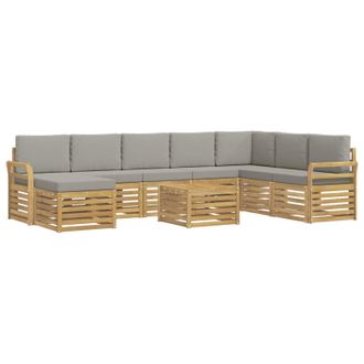 vidaXL Juegos De Sof&aacute;s Madera De Acacia S&oacute;lida Vidaxl