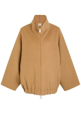Khaite Garret Wool Jacket - Camel - S (UK8-10 / S)