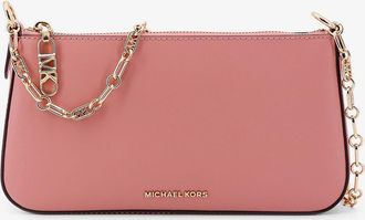 Michael Kors Borsa a spalla empire in pelle con logo in metallo - MICHAEL KORS - gender_Woman
