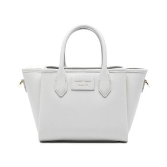 Emporio Armani Handbags, female, Gray, Size: ONE SIZE Top Handle Handbag