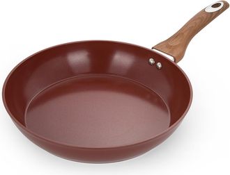 KASANOVA Padella 28 cm in ceramica burgundy New Ceramic