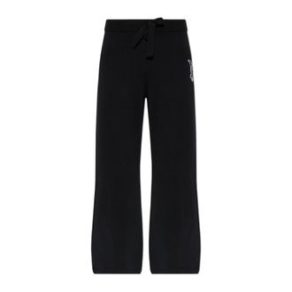 Amiri Broeken, Dames, Zwart, S, Wol, Wolbroek met Logo