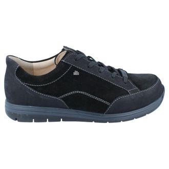 Finn Comfort Osorno Leather Mens Lace Up Shoes - Black - Size:UK 10.5
