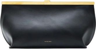 Anine Bing Anine Clutch - Dames - Tassen - Zwart - Maat: ONE Size Katoen
