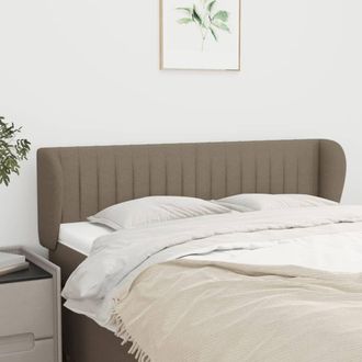 vidaXL Cabecero De Tela Gris Taupe 147x23x78/88 Cm Vidaxl
