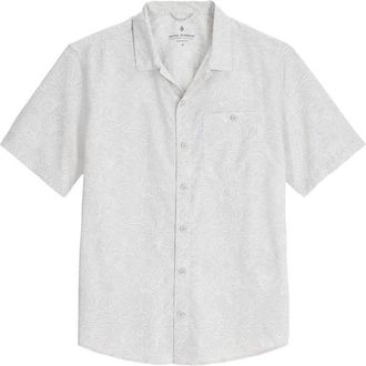 Royal Robbins Salathe Sun Shirt S/S Hemd f&uuml;r Herren | wei&szlig;/grau