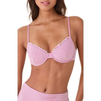 Andie Swim The Rosarito Underwire Bikini Top in Bloom at Nordstrom, Size X-Large
