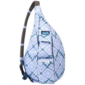Kavu Unisex Rope Sling Bag In Ocean Dye
