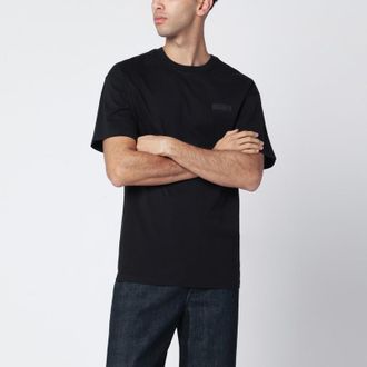 Givenchy Black cotton T-shirt with logo patch