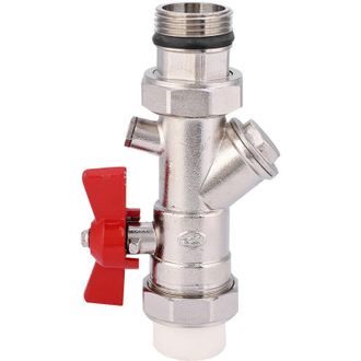 OEM Robinet &Agrave; Bille - Raccord Ppr En Laiton Bspp M&acirc;le - Pour Eau Huile Gaz - Dn32 - 1/2 Pouces