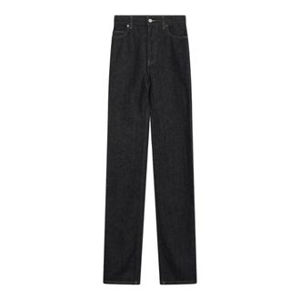 Balenciaga High Waist Slim Jeans - Dames - Jeans - Blauw - Maat: W24 Katoen