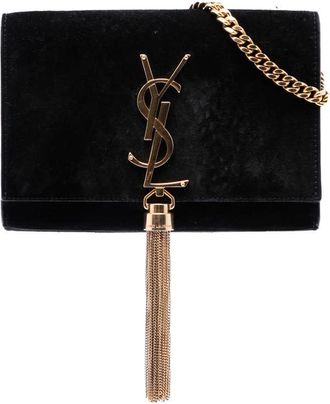 Saint Laurent Pre-owned Saint Laurent Small Suede Monogram Kate Tassel Crossbody Ladies FDKZEBZ3XCUD6X3I