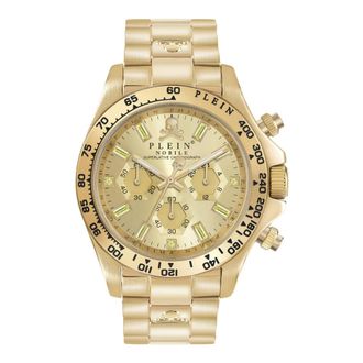 Philipp Plein Accessoires, Heren, Geel, ONE Size, Nobile Wonder Gold Horloge