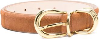 Déhanche Hollyhock Belt - Womens - Pony Fur/Leather