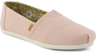 Toms Classic Alpargata Slip-On in Medium Pink at Nordstrom, Size 8.5