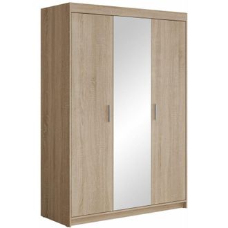 Mirjan24 Mobilier1 - Armario Novduni 102, Roble Sonoma, 191x133x53cm, Puertas De Armario: Con Bisagras, N&uacute;mero De Estantes: 0