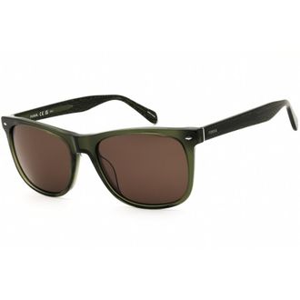 Fossil Mens Black Rectangular Sunglasses Fos2062S