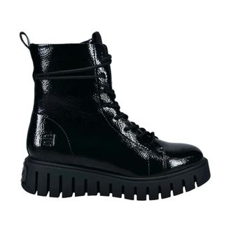 Bagatt Lace-up Boots, female, Black, 6 UK, Black Ankle Booties for Women