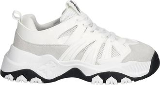 Patrizia Pepe Hardloopsneaker - Dames - Schoenen - Wit - Maat: 38 EU Leer
