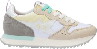 Sun 68 Witte lage sneakers - Dames - Sneakers - Wit - 36 EU - Schoenen