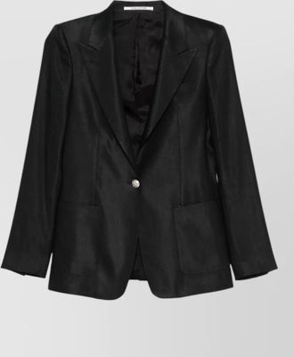 Tagliatore wool double breasted tailored jacket