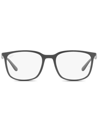 Ray-Ban square-frame glasses - unisex - Acetate - 54 - Grey