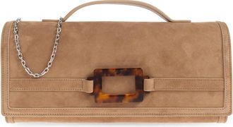 Roger Vivier Belle Vivier Clutch - Dames - Clutches - Bruin - ONE Size - Leer - Tassen