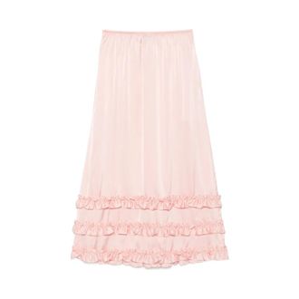 Simone Rocha Dames, Rokken, Roze, Maat: 3XS Satijn