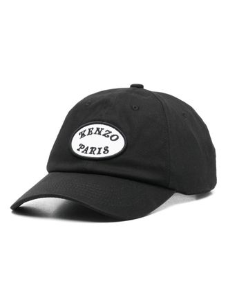 Kenzo Verdy Market-embroidered cap - men - Cotton/Cotton/Polyester - One Size - Black